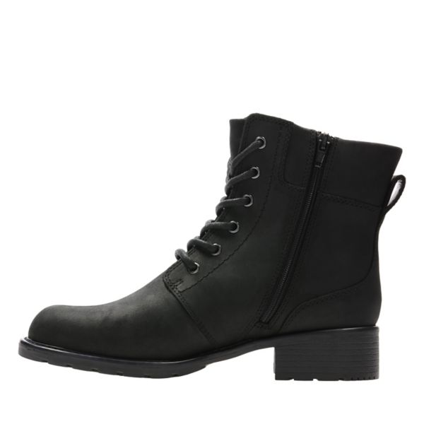 Clarks Womens Orinoco Spice Ankle Boots Black | UK-1049835